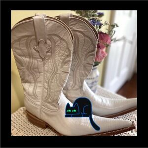 Mexican Mariachi Boots by Sebastian - Hand-stitched, All leather, new. MSize 6.5